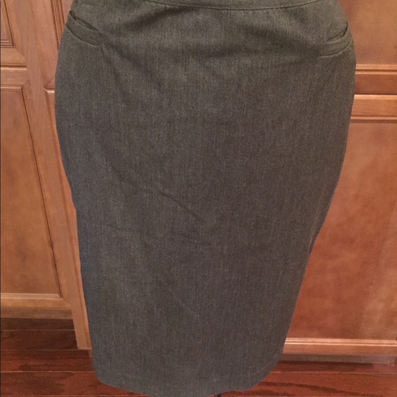 The Limited charcoal grey pencil skirt - Picture 3 of 4